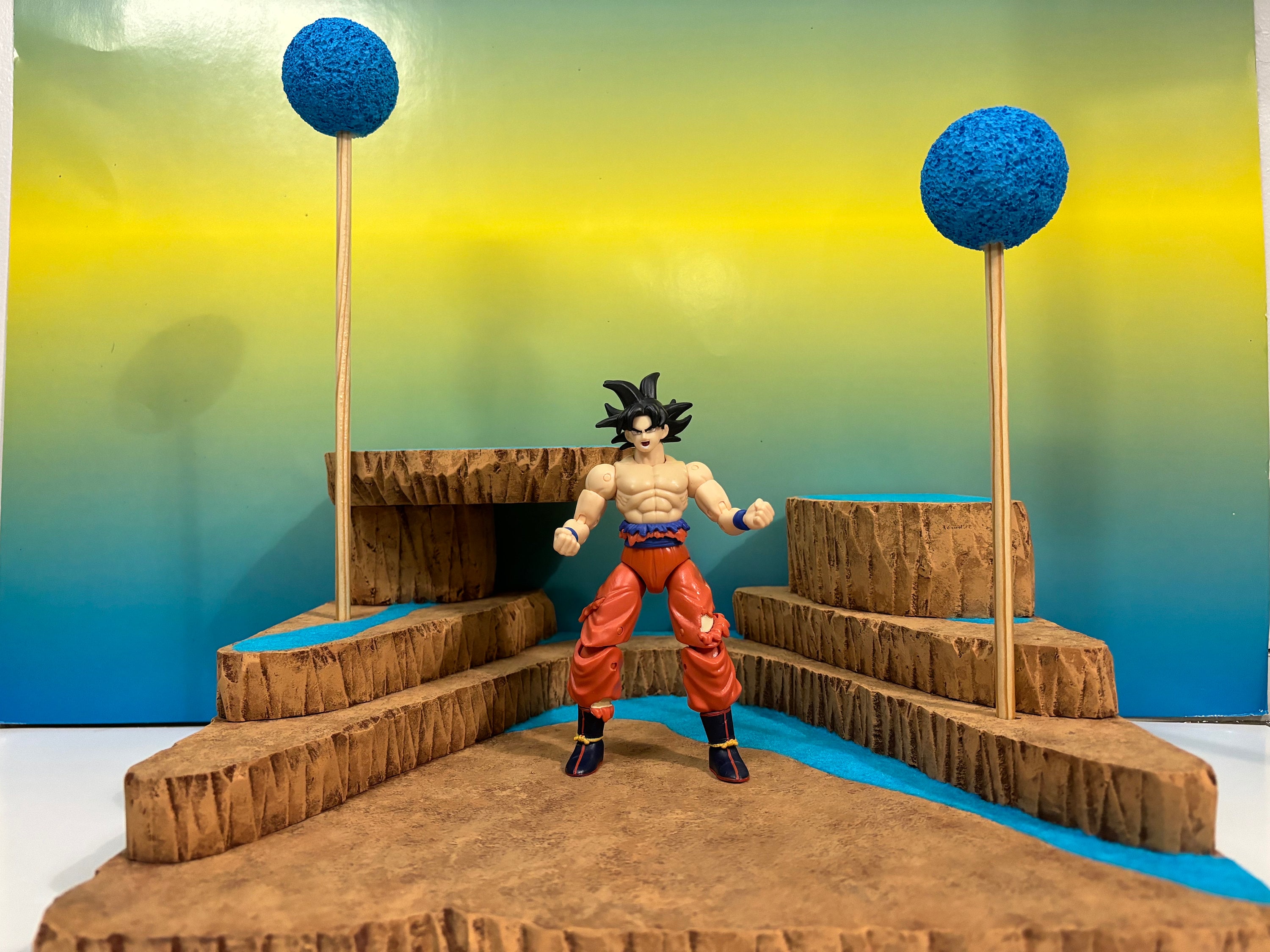 1:12 Scale Detolf Namek Terrain Dragon Ball Z Diorama Action