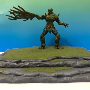 1:12 Moss Stone Diorama Base Detolf Action Figure Photography