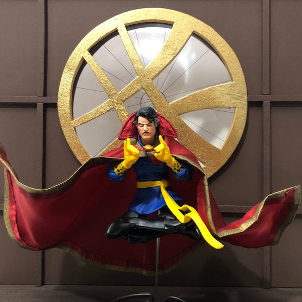 1:12 Escala Sanctum Sanctorum Diorama Detolf Figura de Acción Fotografía Doctor Extraño