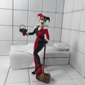 1:12 Scale Padded Cell Insane Arkham Diorama Detolf Action Figure Photography DC