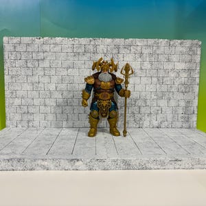 1:12 Scale Large White Stone Wall Ruin Diorama Detolf Action Figure Photography