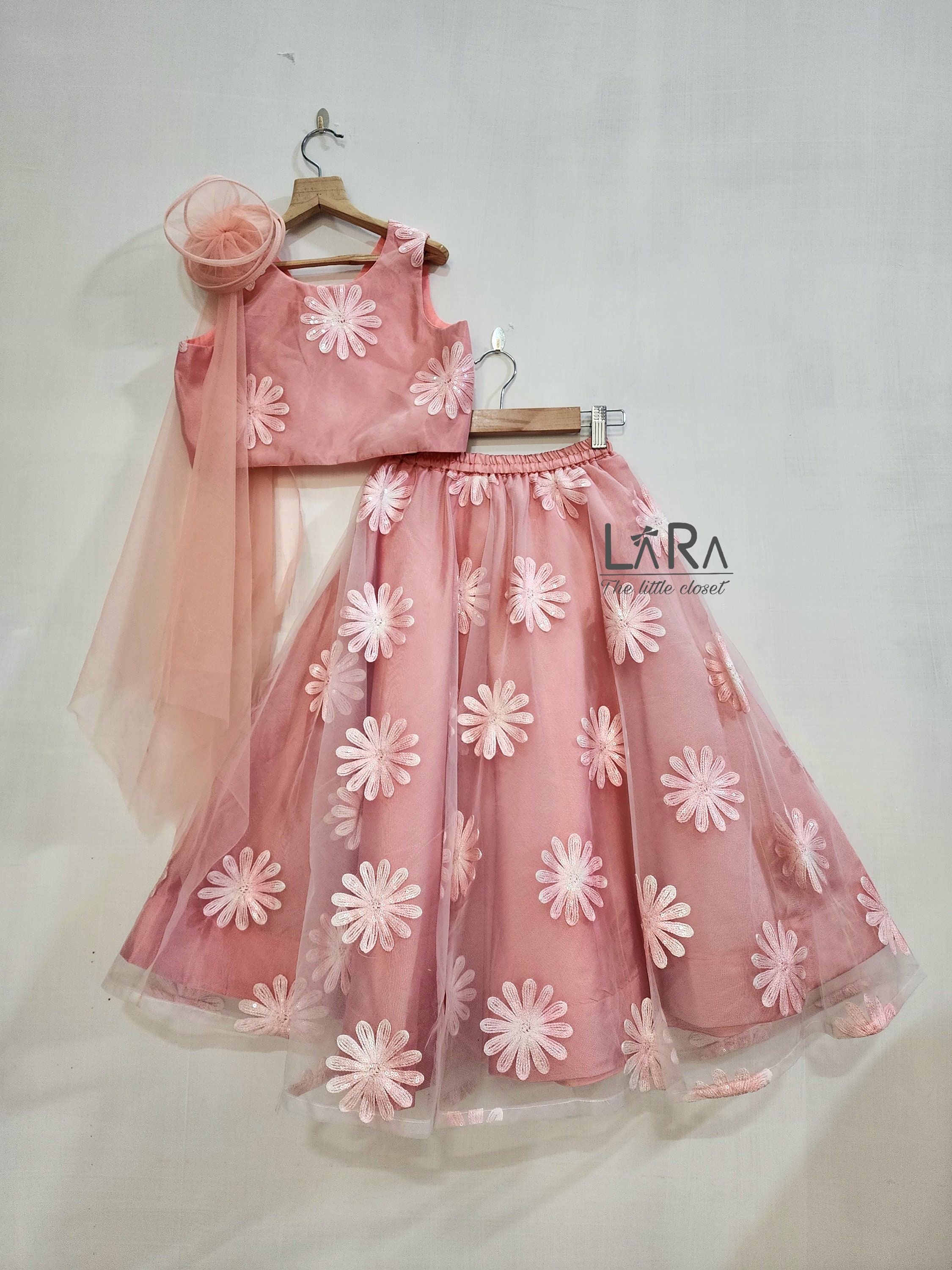 Kids Party Lehenga | Baby Girl Lehenga Dress for Indian Wedding