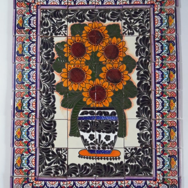 Mexican Mosaic Art Etsy