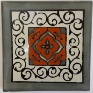 Box Of 50 Mexican Talavera Tiles Handmade  Designs Mexican Ceramic 4 X 4&quot; inch