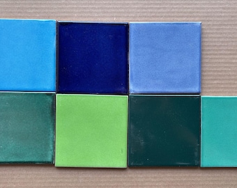 Private Listing- 17 Samples CERAMIC TALAVERA TILES 4 X 4"