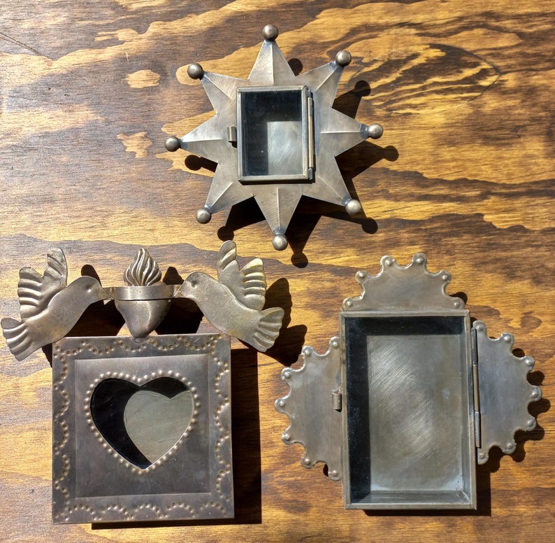 Set of 3 Nichos Boxes
