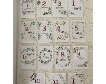 Carte Etape Bebe Etsy Carte Etape Bebe Etsy