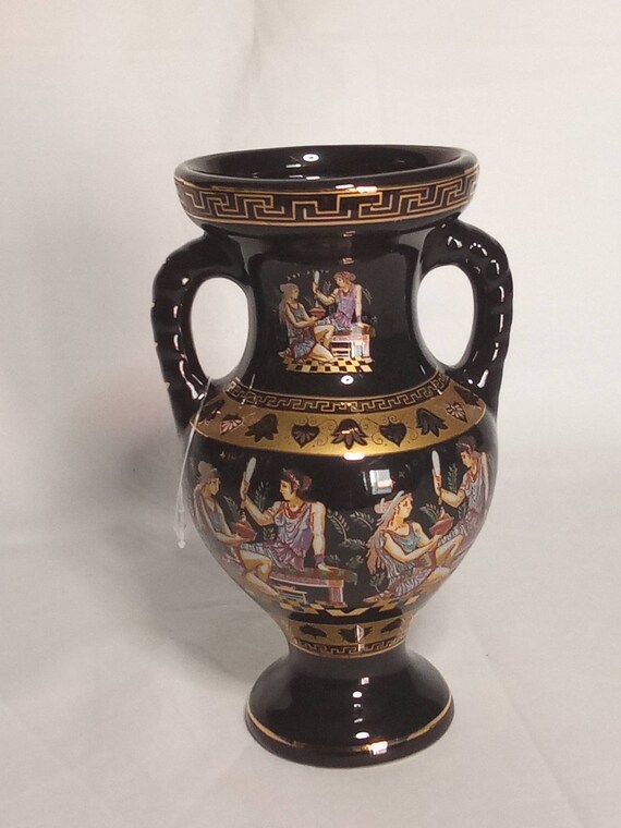Greek Ancient Vase Mythology Gods Vase Greek Ceramic Vase Etsy