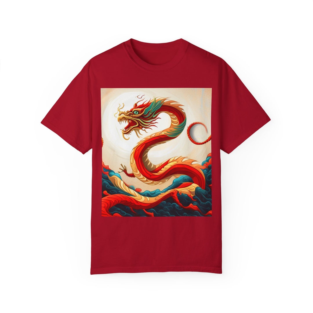 Epic Elegance Dragon Mens T-shirt, Legendary Tee Perfect for Modern ...