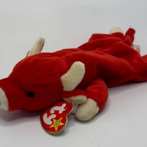 Ty &quot;Snort&quot; the Bull Beanie Baby, Vintage, Rare and Retired