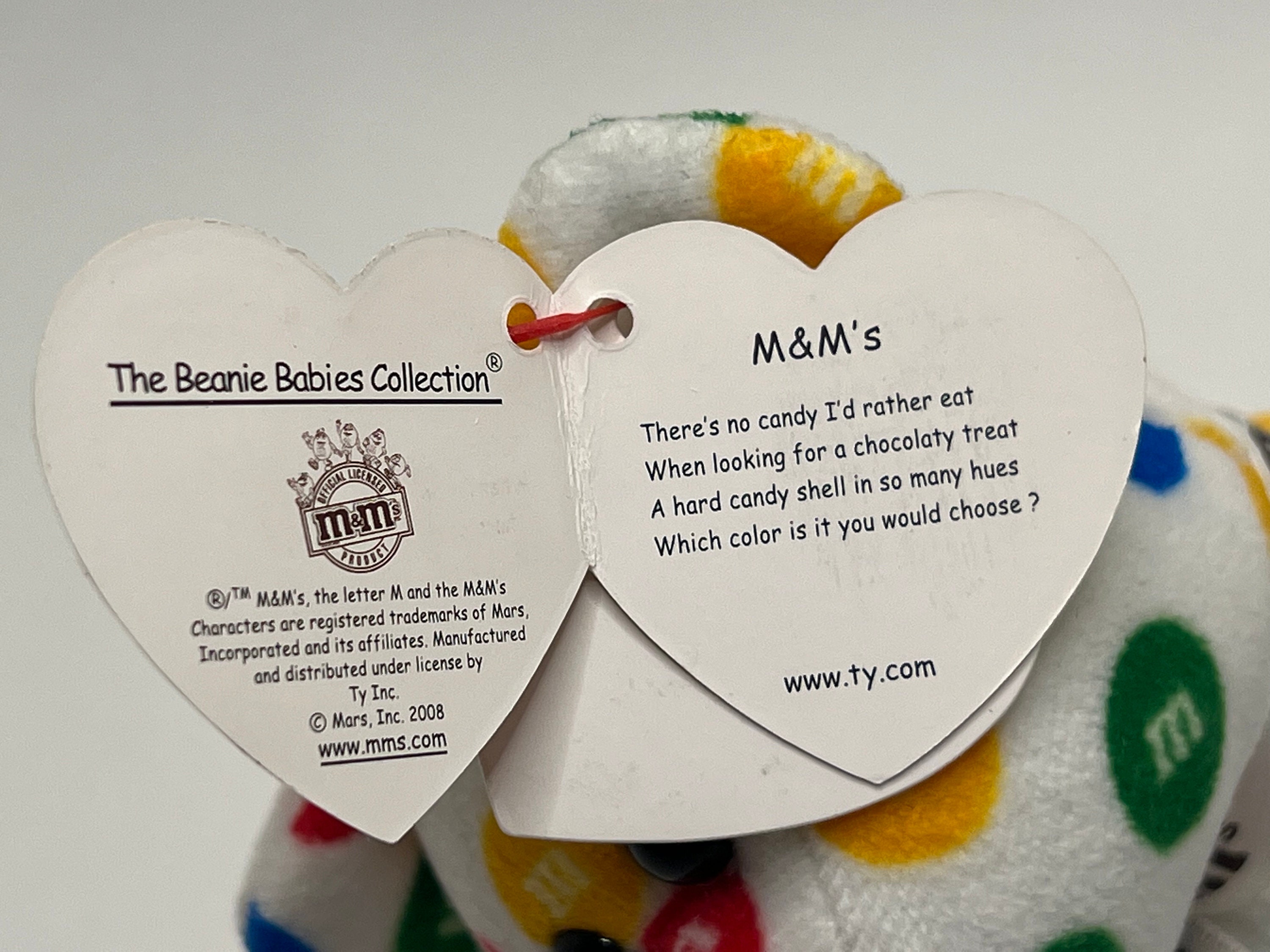 M&m beanie 2024 babies value