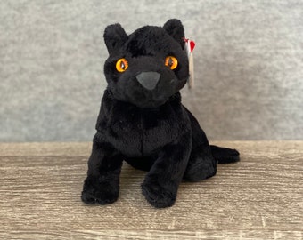 Ty Velvet 1997 Black Panther Cat 4 Th Gen PVC 8 Beanie Baby MWMT for sale online Ty Velvet 1997 Black Panther Cat 4 Th Gen PVC 8 Beanie Baby MWMT for sale online