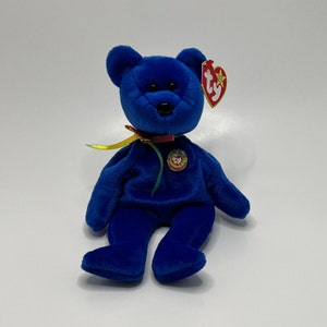 Ty &quot;Clubby&quot; Beanie Baby Official Club Bear, Vintage, Rare and Retired