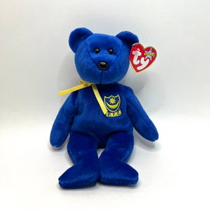 Ty &quot;Pompey&quot; the Portsmouth Football Club Beanie Baby Bear, Vintage, Rare and Retired