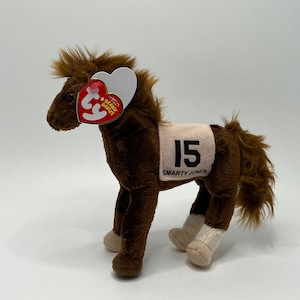 Ty &quot;Smarty Jones&quot; the Horse Beanie Baby, Vintage, Rare and Retired