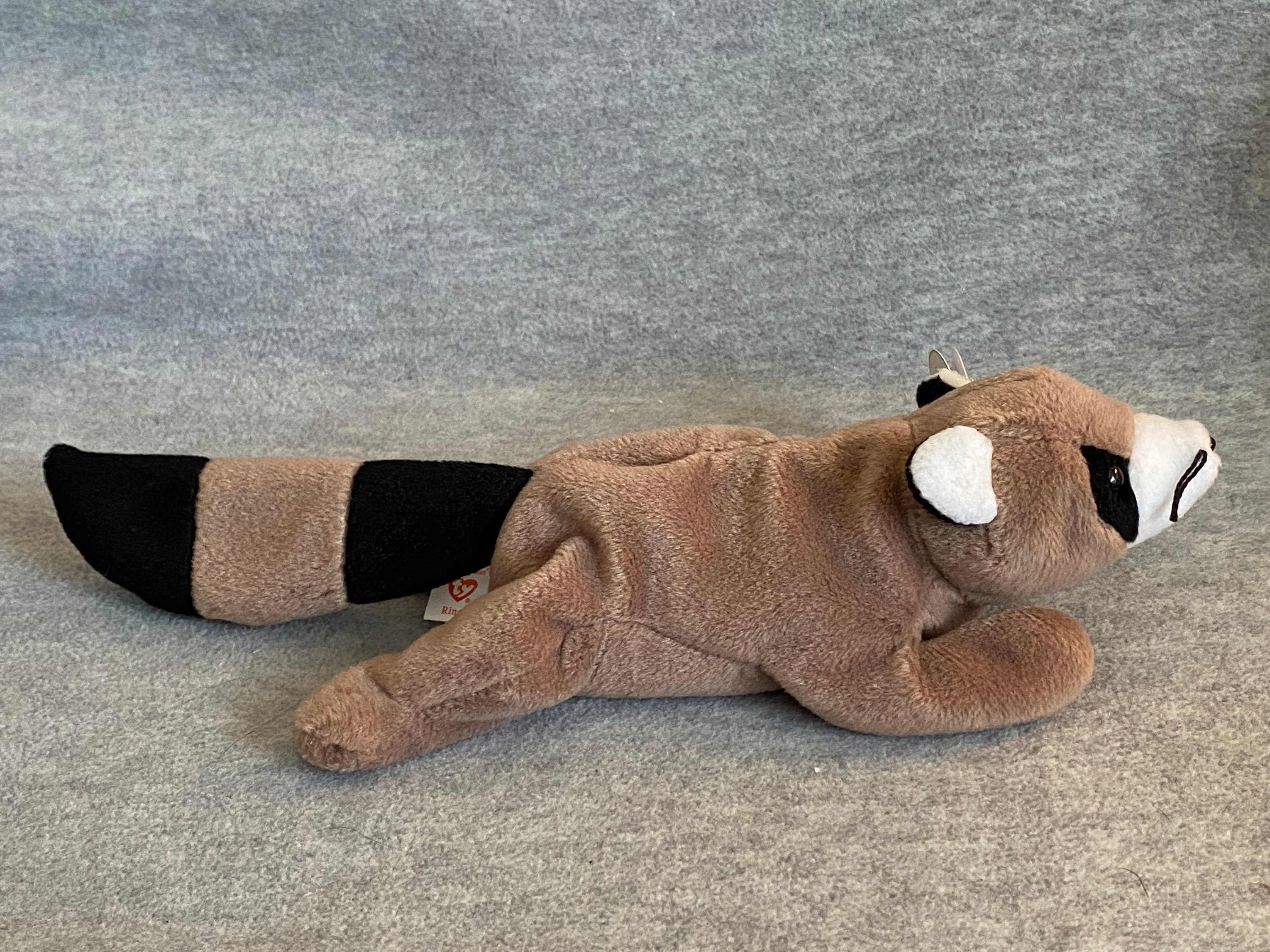 Ringo Raccoon Toys Stuffed Animals & Plushies Ringo the Raccoon Retired Ty Beanie ...