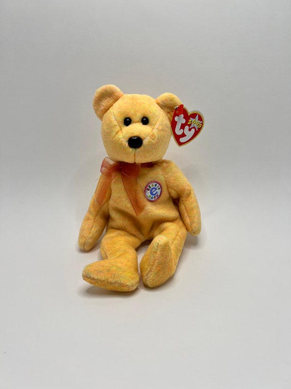 Ty Sunny the Bear Beanie Baby Vintage Rare and Retired Etsy