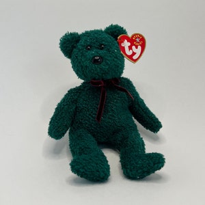 Ty &quot;2001 Holiday Teddy&quot; the Bear Beanie Baby, Vintage, Rare and Retired
