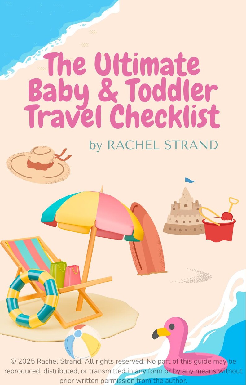 Baby & Toddler Travel Checklist | Printable Packing List (PDF Download