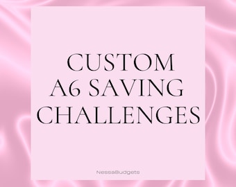 Custom A6 Saving Challenges