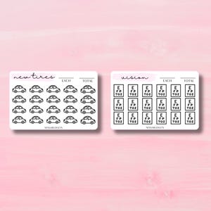 Mini Sinking Funds Trackers | A7 Sinking Fund Trackers | Budget Tracker | Laminated Cash Tracker | Money Fund Tracker image 6
