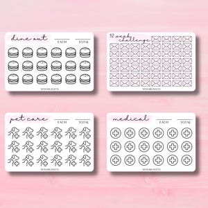Mini Sinking Funds Trackers | A7 Sinking Fund Trackers | Budget Tracker | Laminated Cash Tracker | Money Fund Tracker image 5
