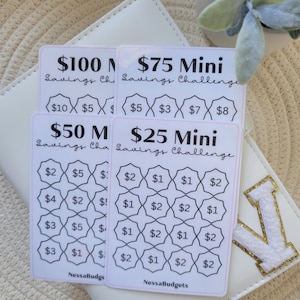 Mini Saving Challenge || Laminated Savings Challenge || Reusable Saving Challenges