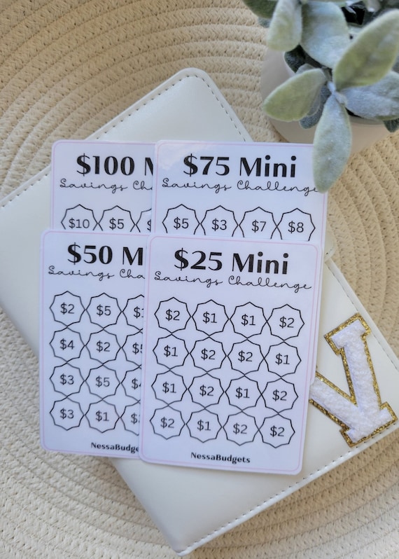 Mini Saving Challenge || Laminated Savings Challenge || Reusable Saving Challenges
