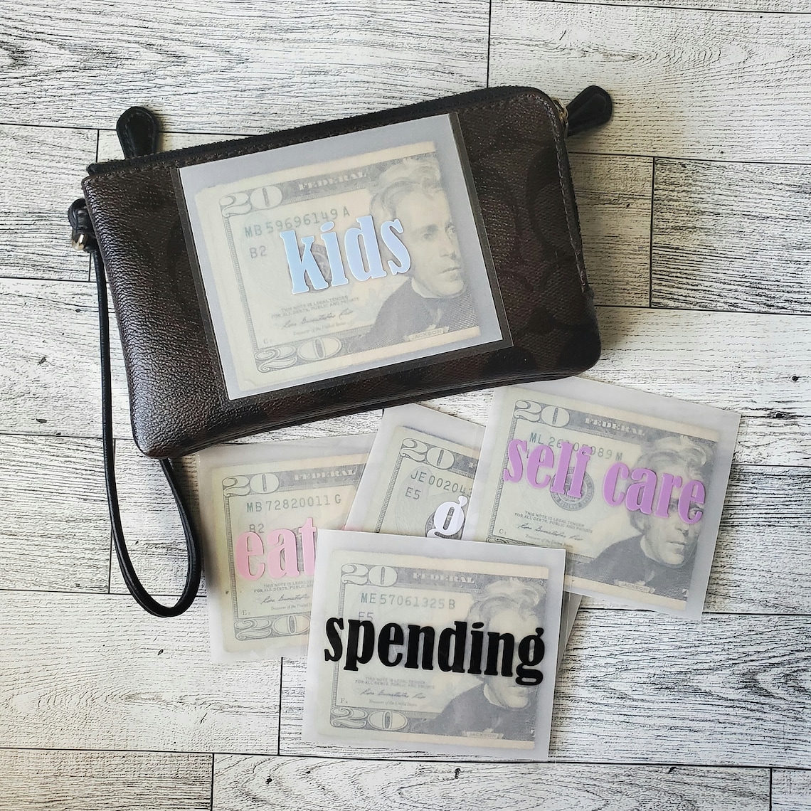 Mini Vellum Cash Envelopes Laminated Cash Envelopes Etsy