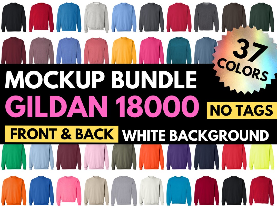 Gildan G18000 – Sudadera de vellón con cuello redondo para hobre – Guateala