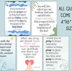 15 Printable LDS Quotes About Prayer | Latter-day Saint Quote Cards for ...