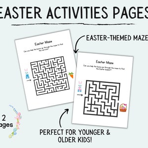Easter Game Set Printables | Easter Activity Sheets | Educational ...