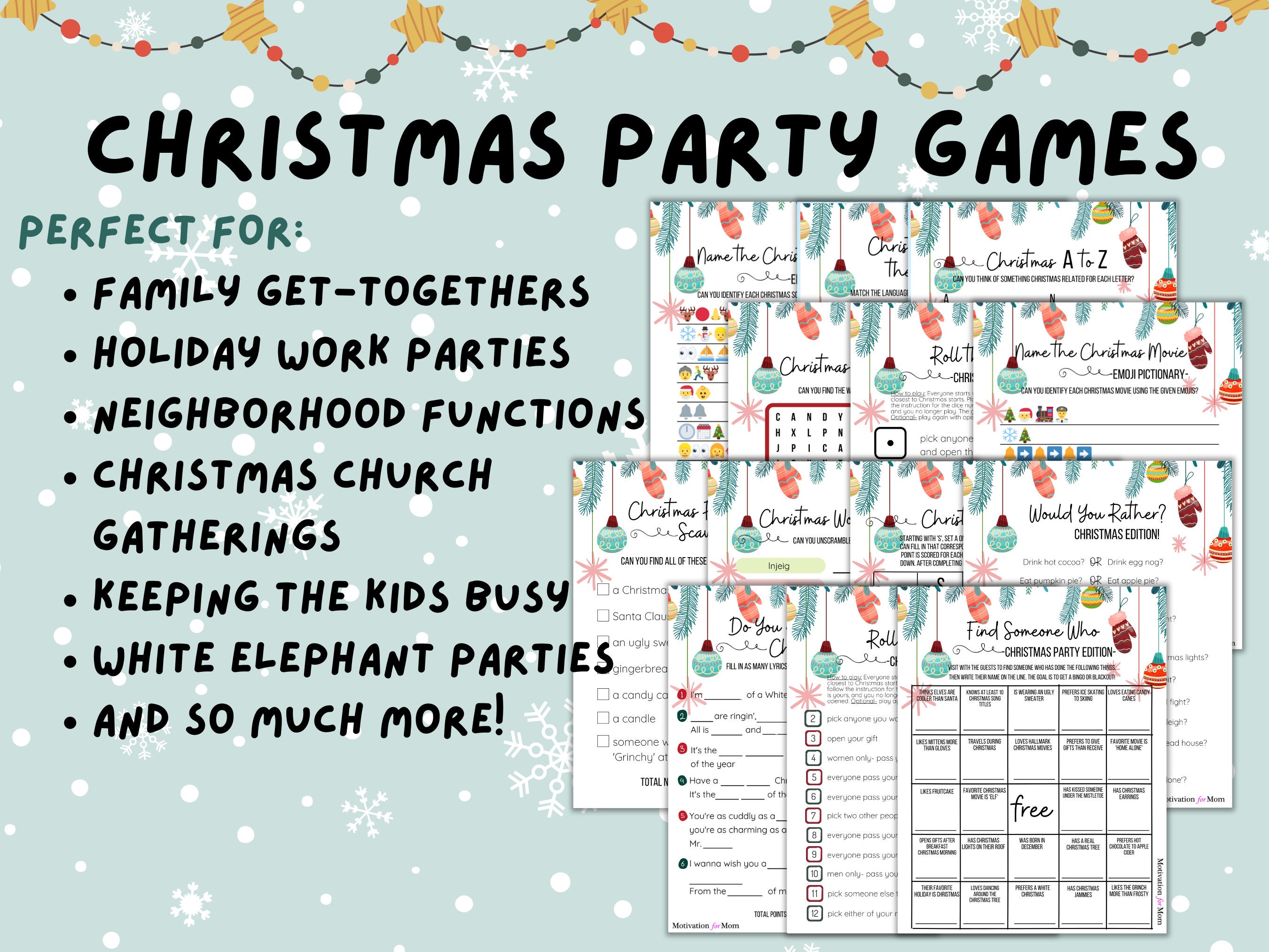 Holiday Party Games | Office Party Activities | Christmas Work Party