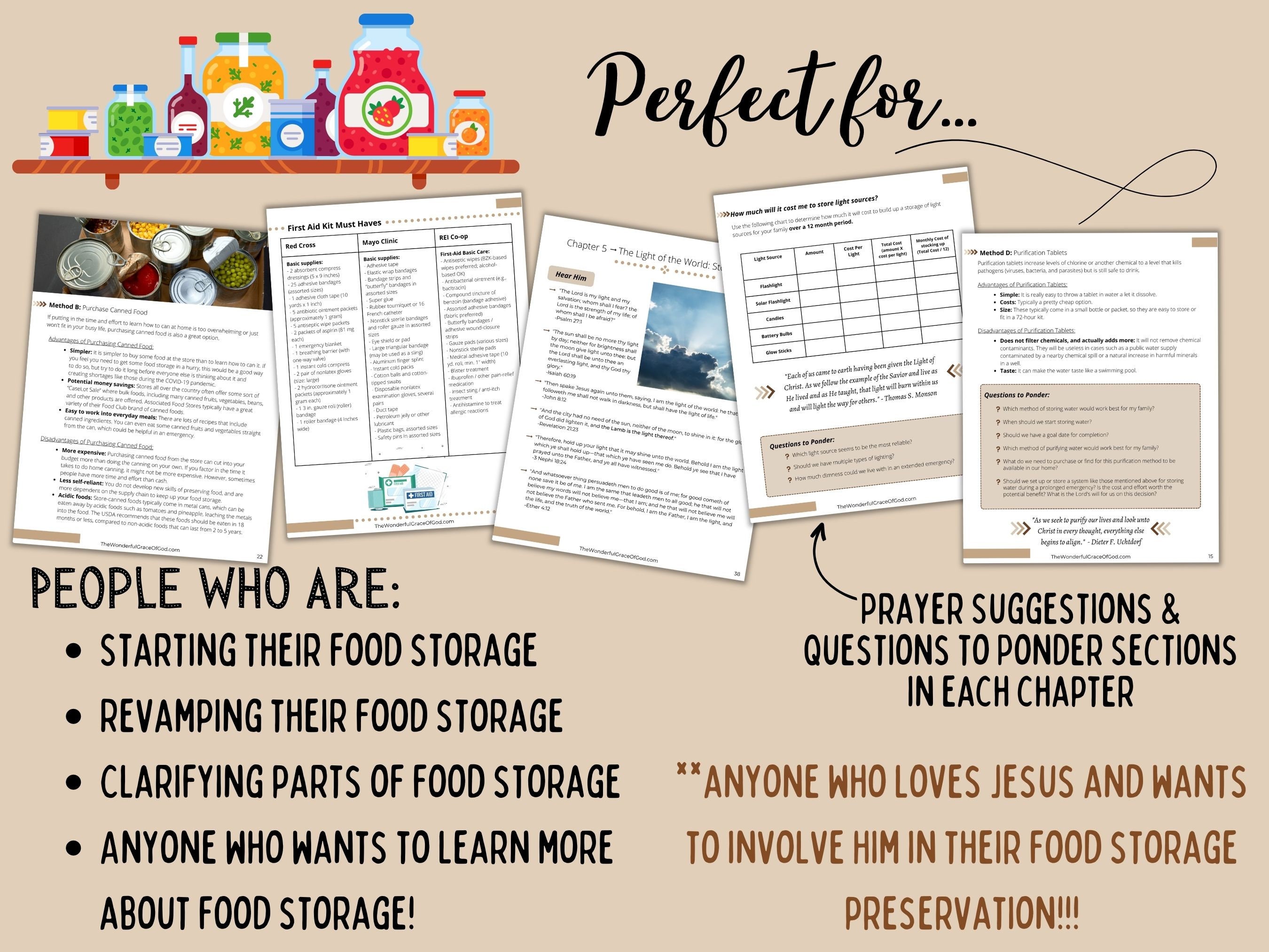 The Ultimate Guide to LDS Food Storage Food Storage Guide LDS Books
