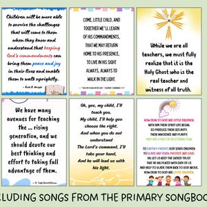 LDS Quotes for Primary Teachers | Printable Primary Cards | Printable ...