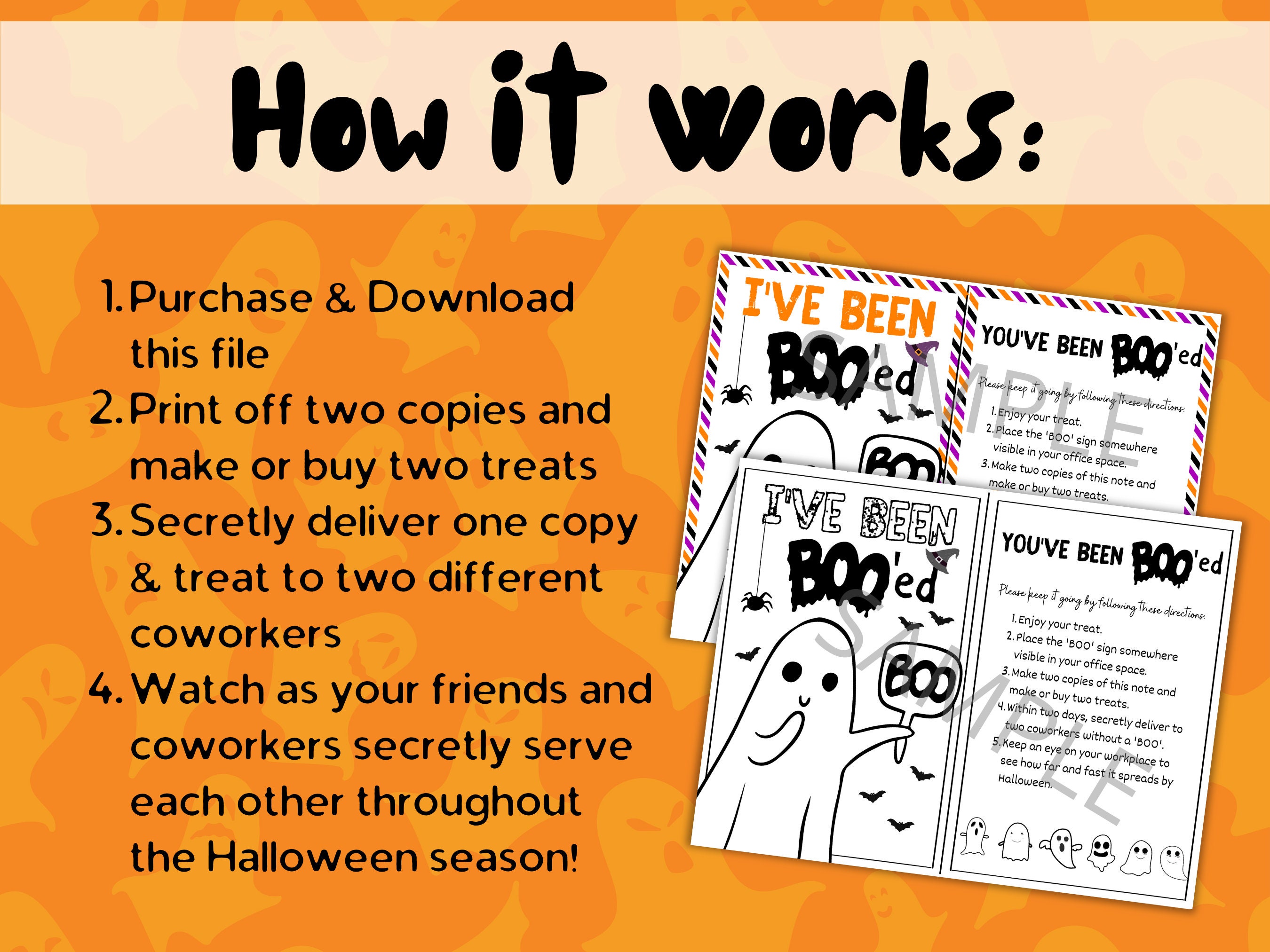 Youve Been Booed Printable Office Edition Ive Been Bood Sign Workplace