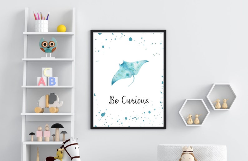 Ocean Nursery Wall Decor Printable Nursery Art Ocean Nursery Decor Sea