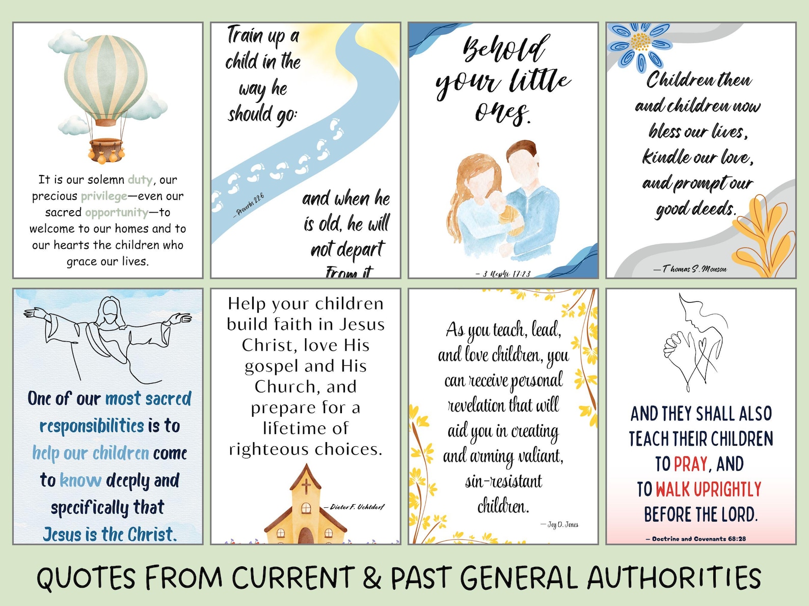 LDS Quotes for Primary Teachers | Printable Primary Cards | Printable ...