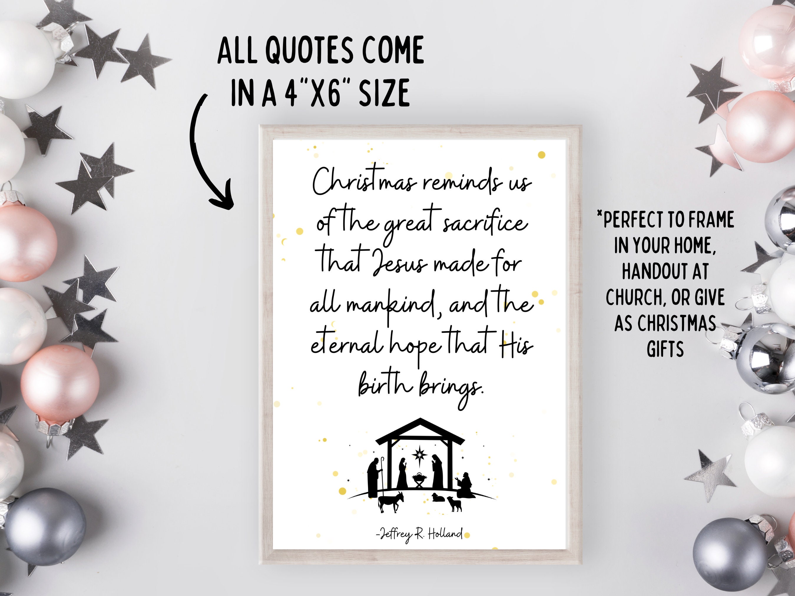 Printable LDS Christmas Quotes Christmas Printable LDS Prints ...