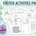Easter Game Set Printables | Easter Activity Sheets | Educational ...
