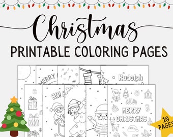Printable Christmas Coloring Pages for Kids | Christmas Coloring Book ...