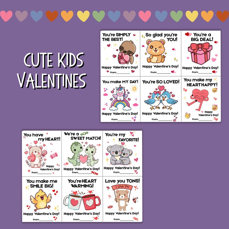 Printable Funny Kids Valentines | 48 Punny Valentine Cards for ...