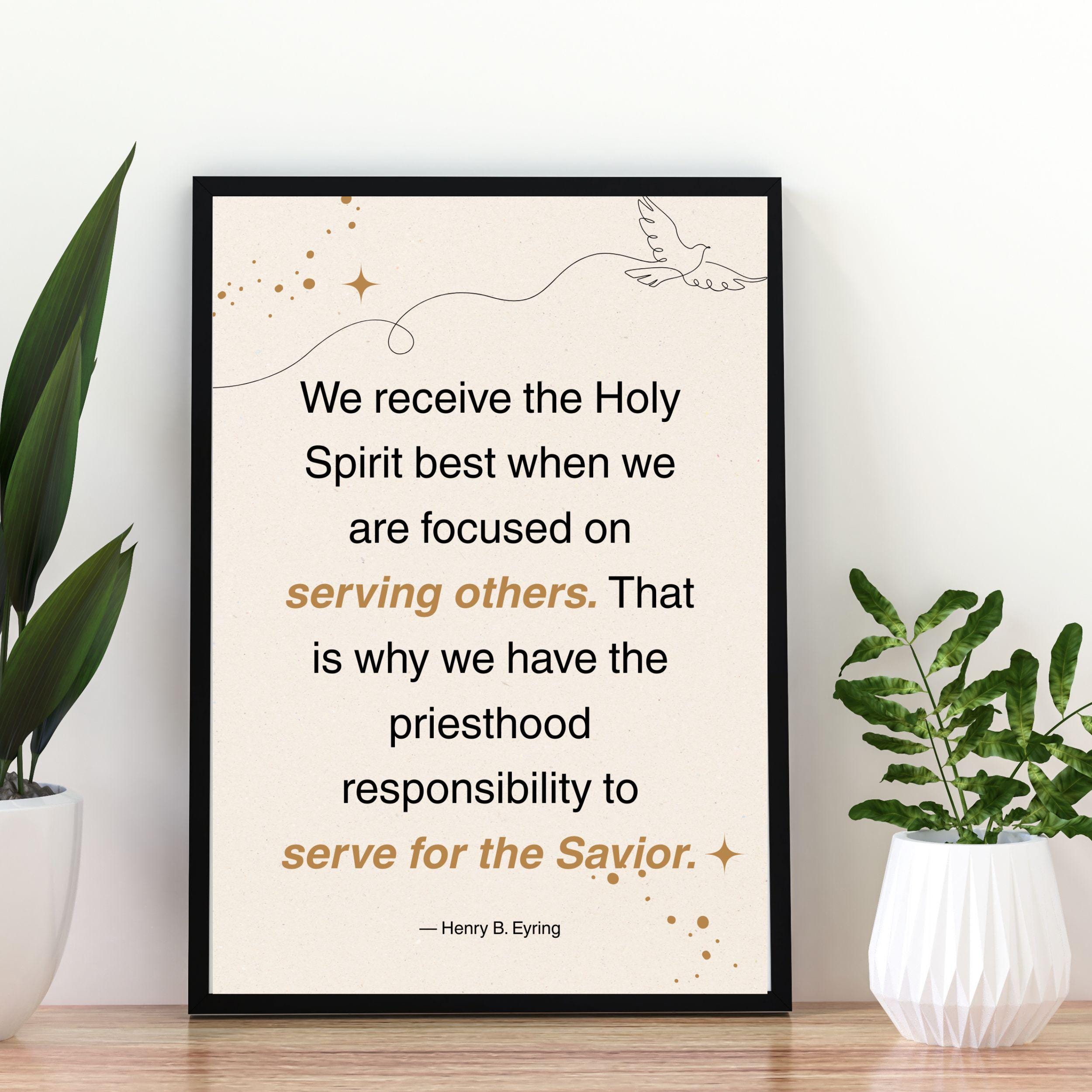 Printable LDS Ministering Quotes | Shareable Quote Cards | 15 Inspiring ...