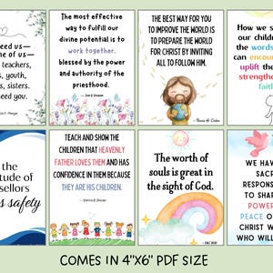 LDS Quotes for Primary Teachers | Printable Primary Cards | Printable ...