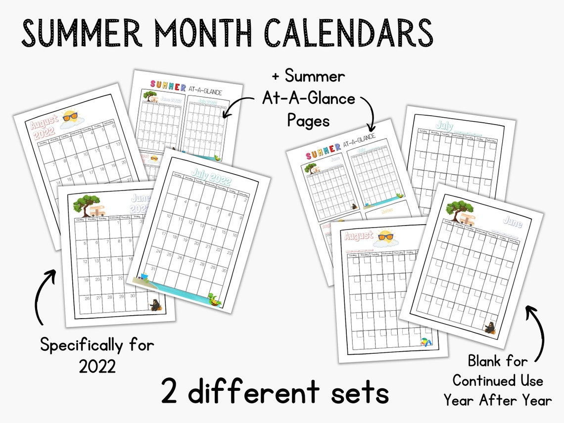 kids-summer-planner-printables-summer-checklist-activity-etsy