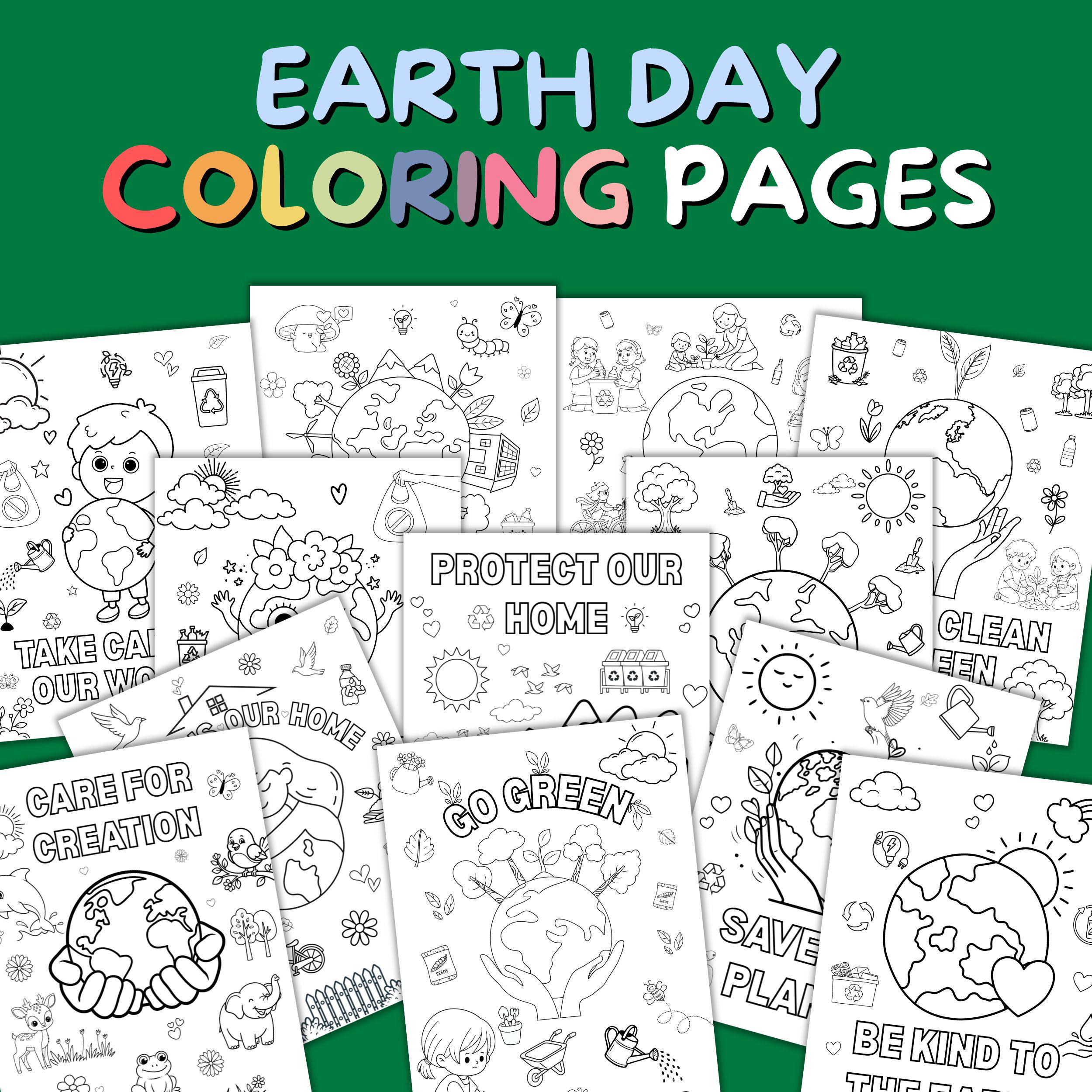 41 Easy Earth Day Crafts And Activities For Kids 22 Earth Day Coloring Pages Printable 15 Kids Coloring Sheets Earth Day…
