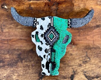 Aztec Bull Skull Freshie – M'Kay Ko LLC (SheSoCraftLee)
