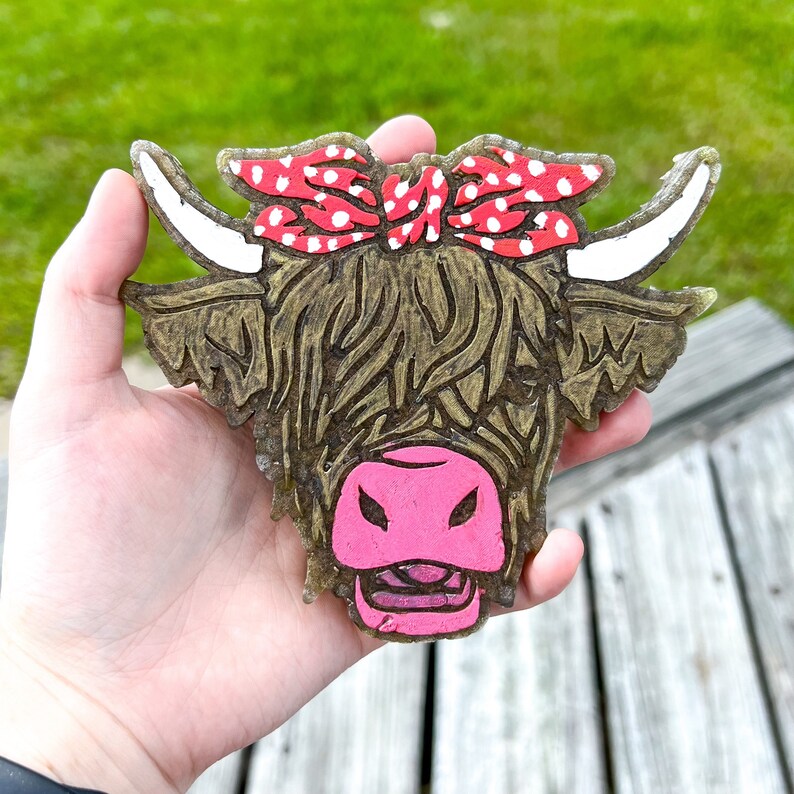 Highland Cow Freshie Western Car Freshies Cow Car Air Etsy Hong Kong