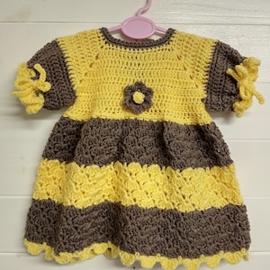 Crochet baby dress, Crochet girl dress, Crochet baby summer dress