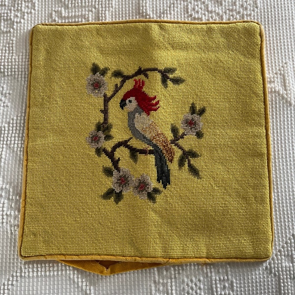 Vintage Needlepoint Pillows Etsy